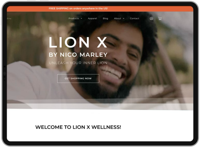 Lion X Marley Family brand build thumbnail